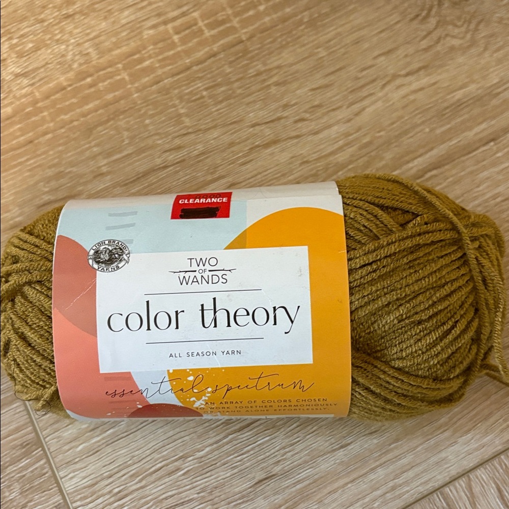 Lion Brand Color Theory YARN bundle 3 new with tags and two partial skeins - Picture 3 of 7